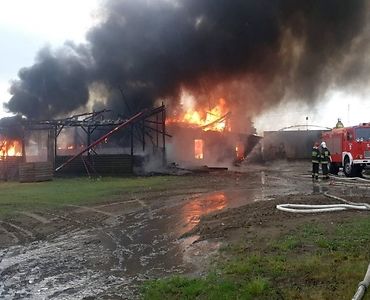 zniszczone gospodarstwa, Wola w Ropie, powiat gorlicki, Mikołajki Pomorskie, powiat sztumski