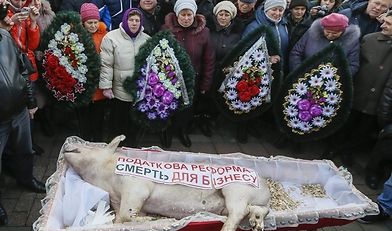 ukraina, protesty rolników
