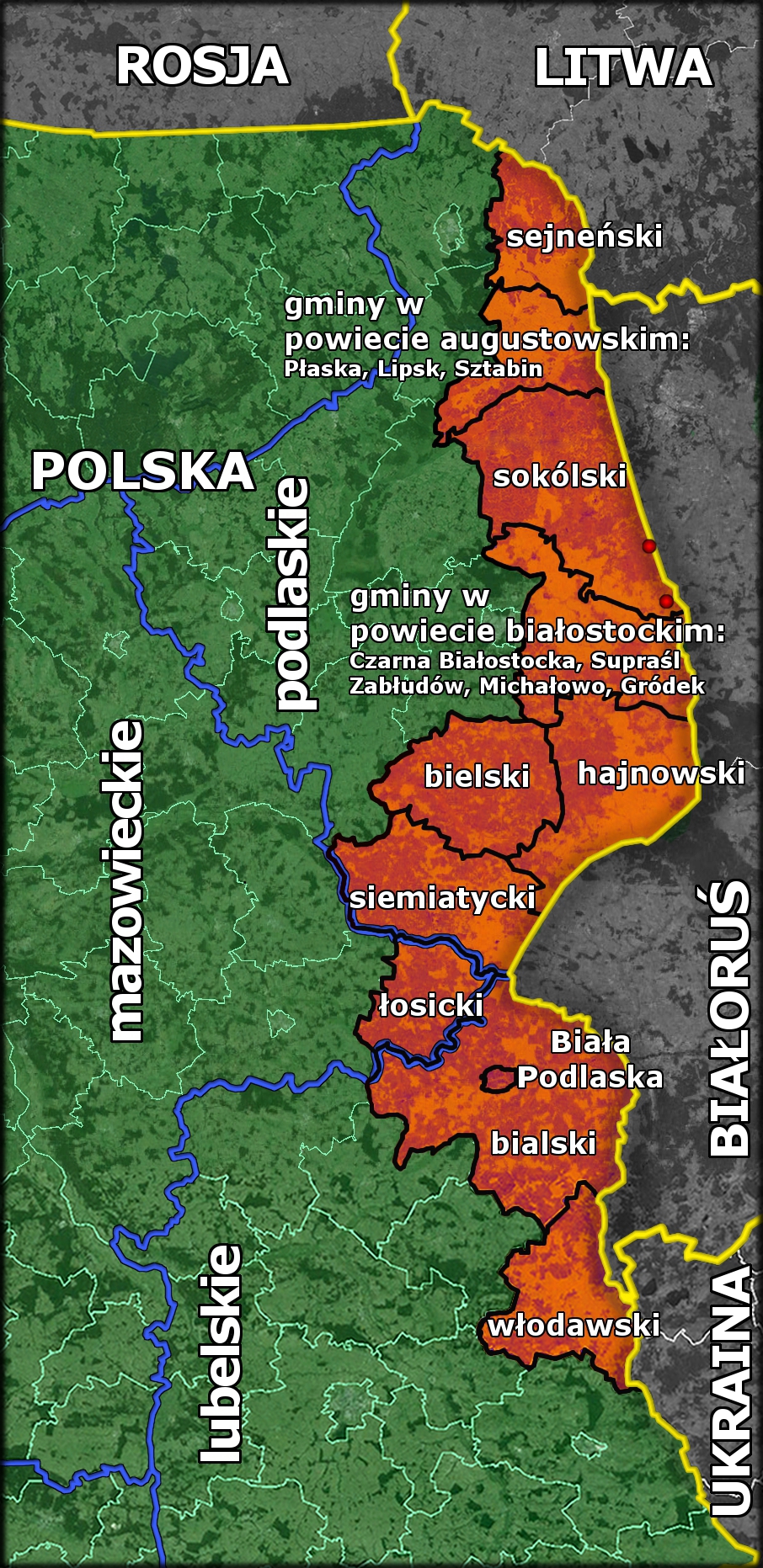 mapa - GIW