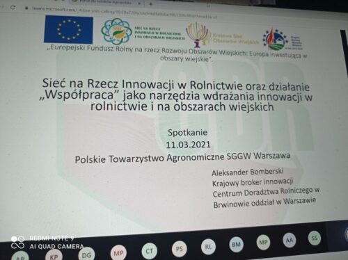działanie Współpraca, PTA Warszawa, SGGW, Grupa Operacyjna, innowacyjne projekty, badania i rozwój