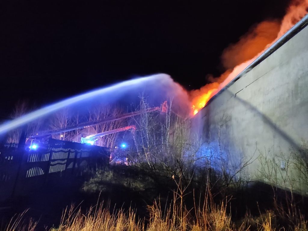 pożar w fabryce wafli, Szamocin, powiat chodzieski, Artur Binkowski