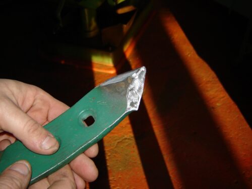 Pokrywanie powierzchni roboczych stopem twardym