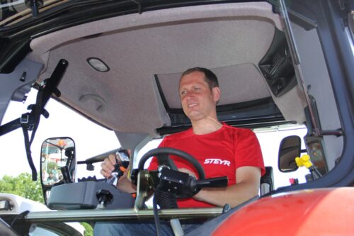 Układ jazdy do tyłu ciągników Case IH i Steyr