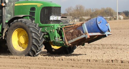 Przedni TUZ jako kamienny obciążnik