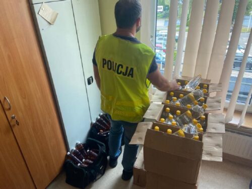 Bimbrownie w gospodarstwach, nielegalna produkcja alkoholu, gmina Wasilków, Zduńska Wola