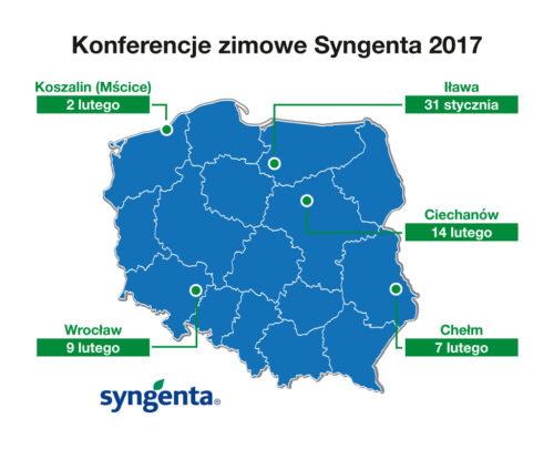 mapa, konferencje syngenta