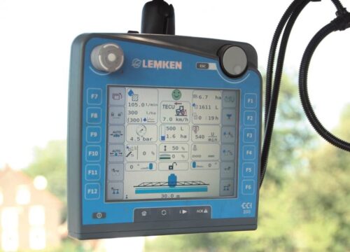 Terminal CCI 200 zarządzający systemem Megaspray Lemken