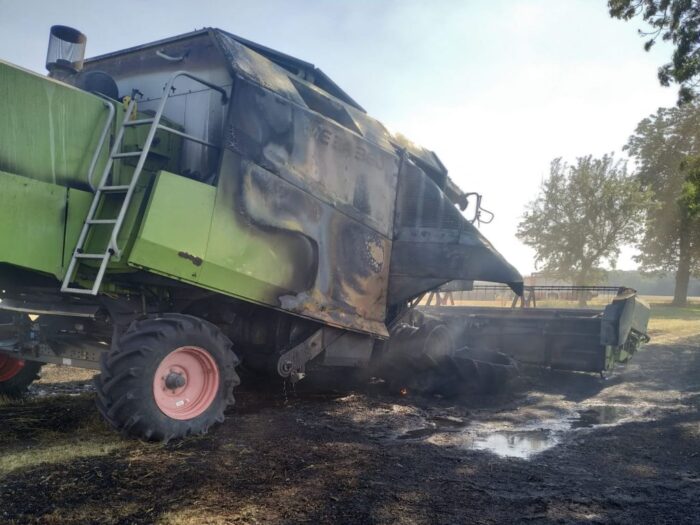 pożar, pożar maszyny