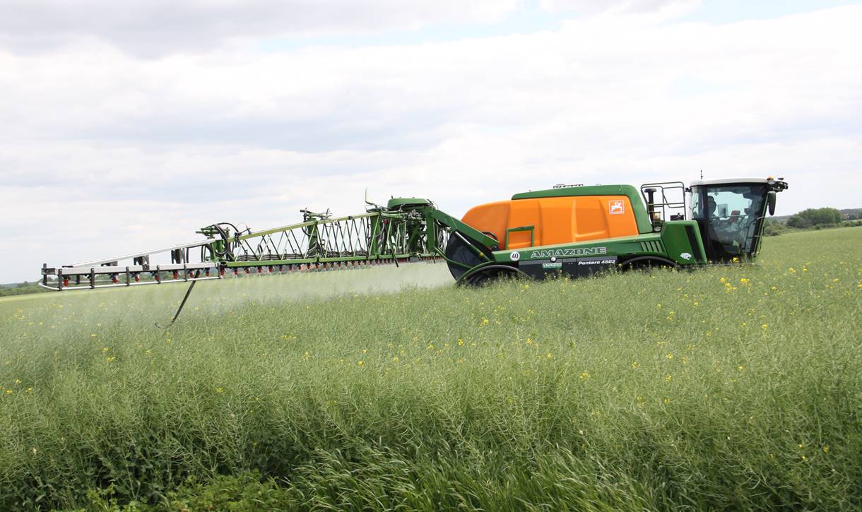Oprykiwacz samojezdny Amazone Pantera 4502 - praca w polu