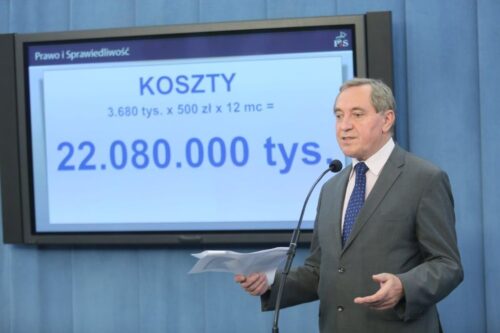 Henryk Kowalczyk, prawo i sprawiedliwość, podatek od marketów, sieci handlowe