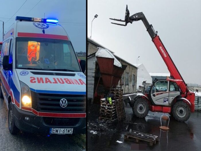 big bag, wypadek w pracy, kpp janów lubelski