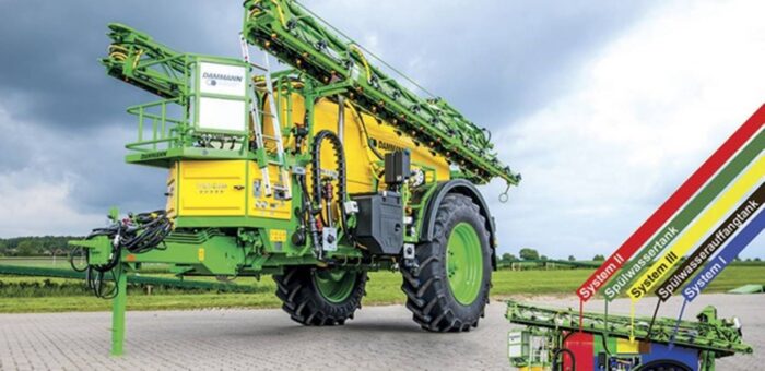 Opryskiwacz Dammann z systemem DIS-PSM