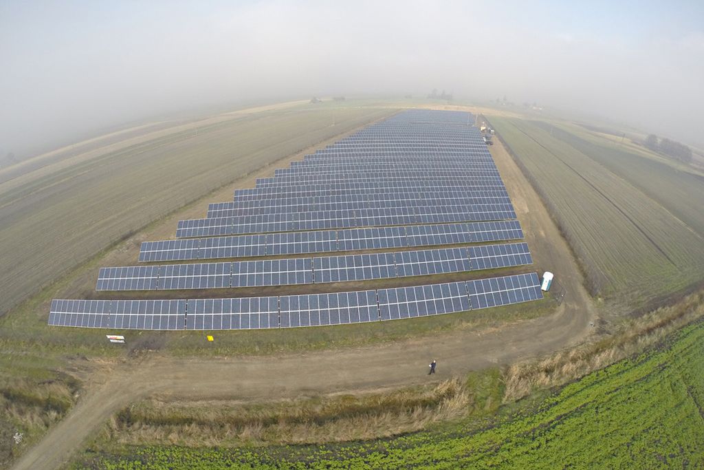 farma fotowoltaiczna, moduły, energia elektryczna, kopytnik, lubelszczyzna