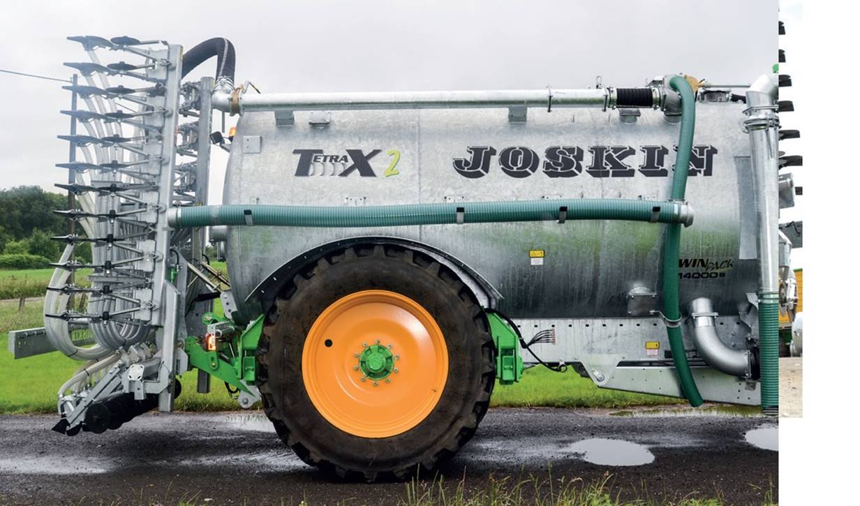 Wóz asenizacyjny Joskin Tetrax2 - model o pojemności 14000l