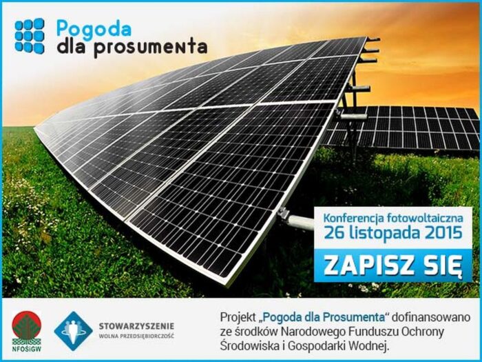 fotowoltaika, energia słoneczna, prosumenci, instalacje, stowarzyszenie wolna przedsiębiorczość, świdnica, nfośigw