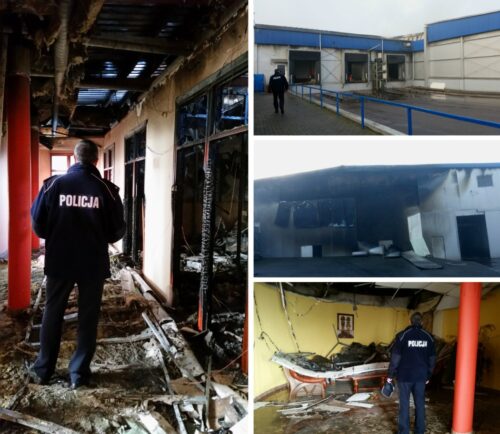 pożar, Zalewo, Lech-Drób, Iława, straty, straż pożarna