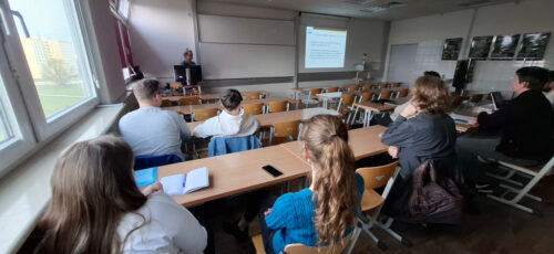 Alicja Siuda, studenci WRiE