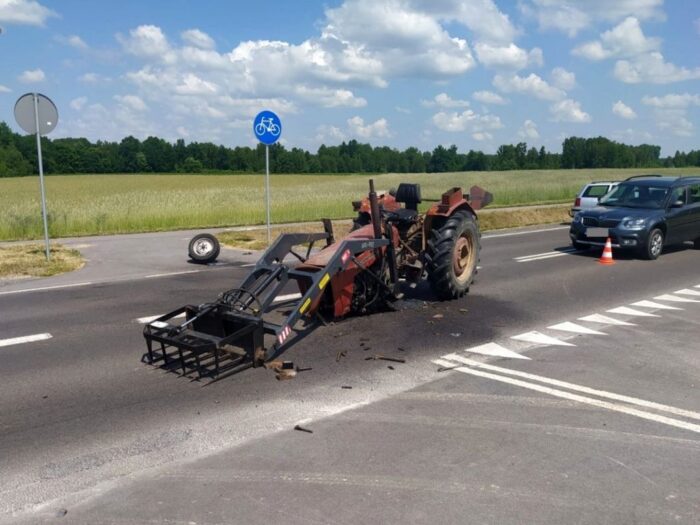 wypadki z udziałem ciągników rolniczych, Siemień, powiat  parczewski, Artur Łopacki