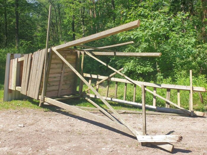 Koło Łowieckie ŁOŚ z Mielca, Nadleśnictwo Tuszyma, zniszczone ambony, Leszek Zieliński