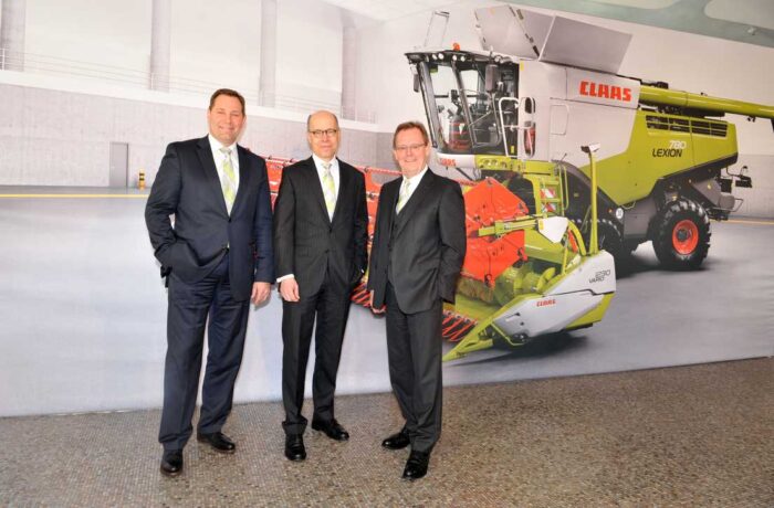 Jan-Hendrik Mohr, Hans Lampert i Lothar Kriszun Członkowie Zarządu Claas