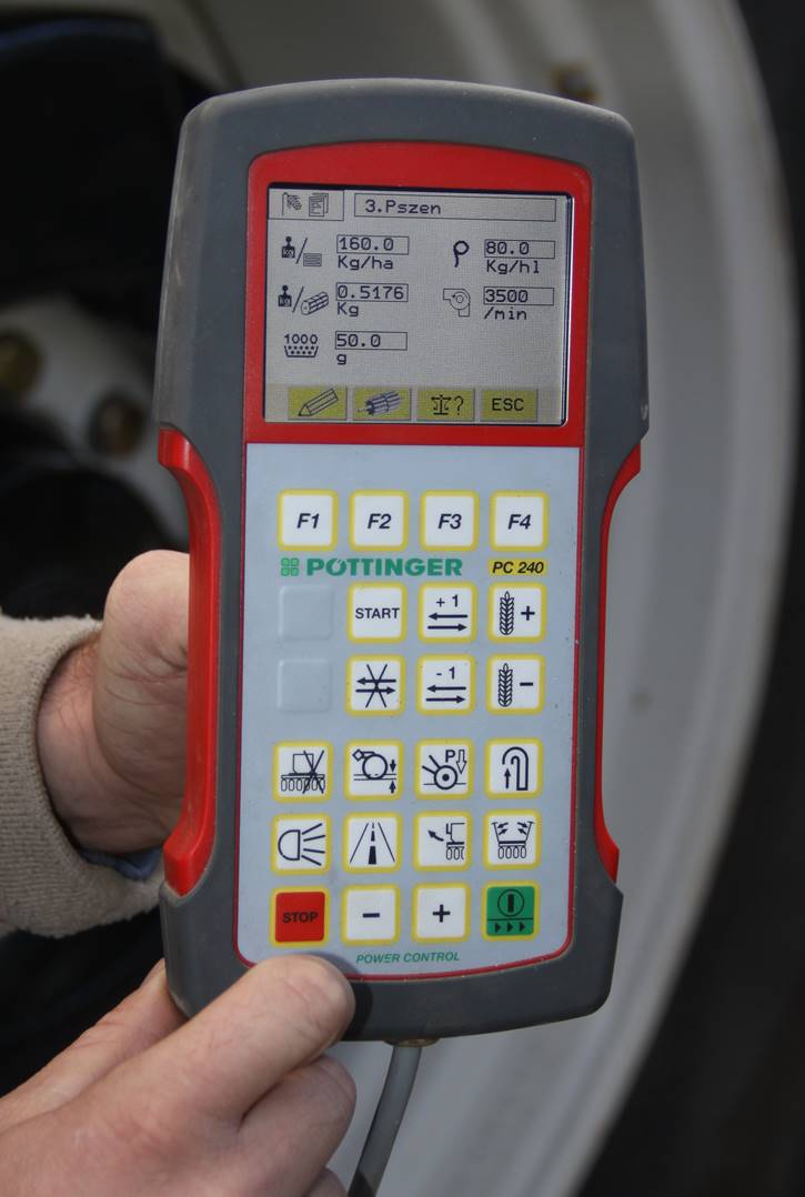 Siewnik Pöttinger Terrasem C6 - sterownik Power Control