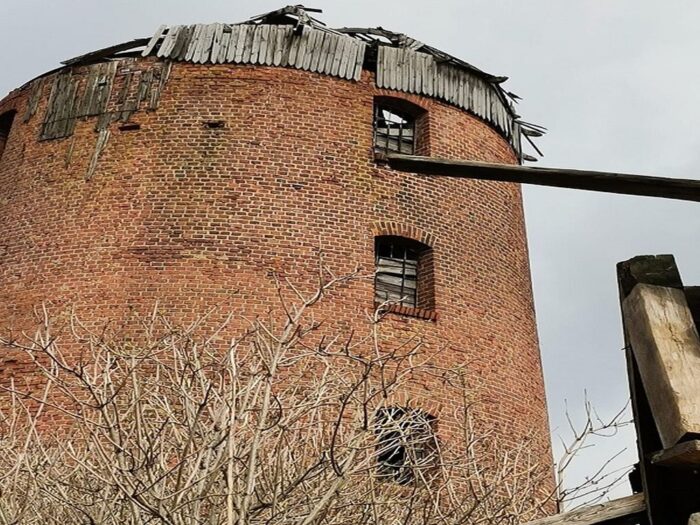 wiatrak w Zdrzewnie, gmina Wicko, powiat lęborski, KPP Lębork
