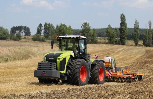 Claas Xerion 5000 - test RPT