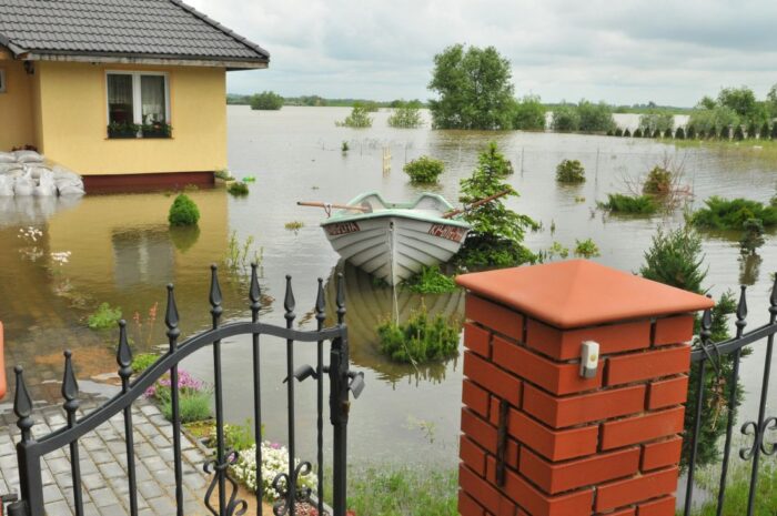 mapa, zagrożenie powodziowe, IMGW, powódź