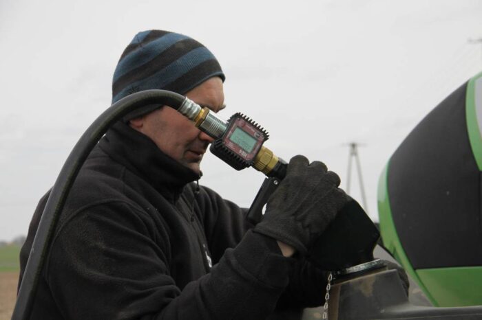 Tankowanie oleju napędowego