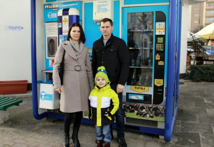 mlekomat Toruń, sprzedaż mleka