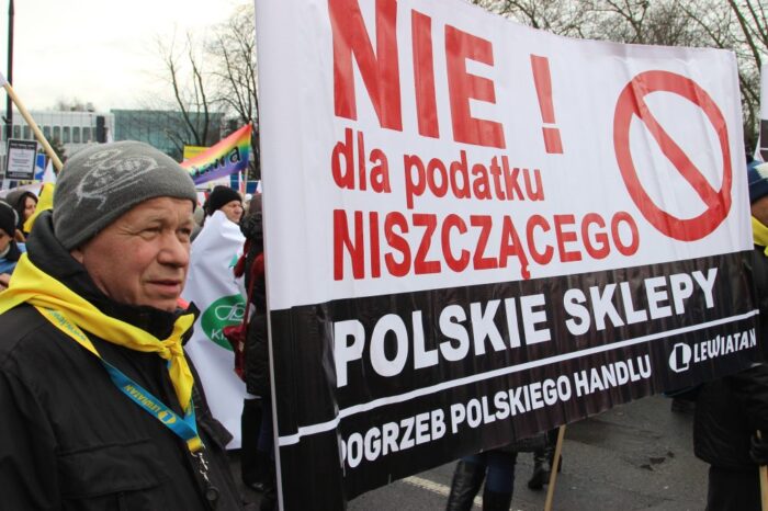 nowy podatek, handel, pieniądze, podatek od handlu, hipermarkety, supermarkety