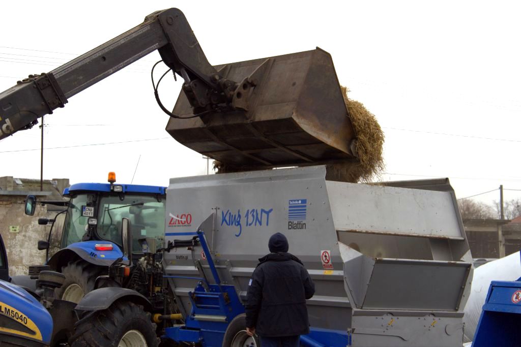 test wozów paszowych, Blattin, TMR