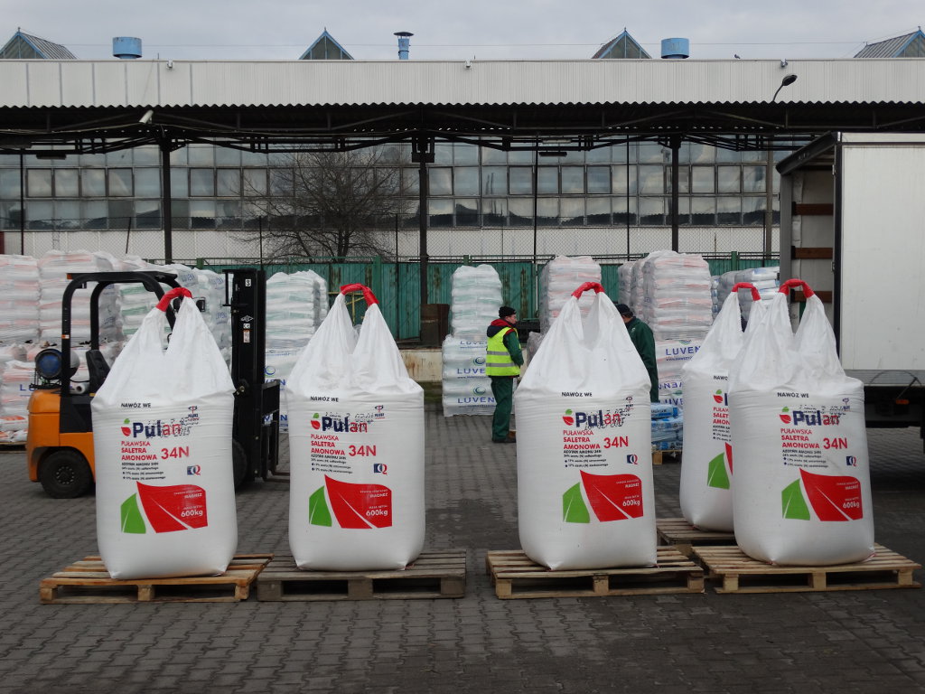 buraki cukrowe, nawożenie, saletra amonowa, pulrea, big-bag