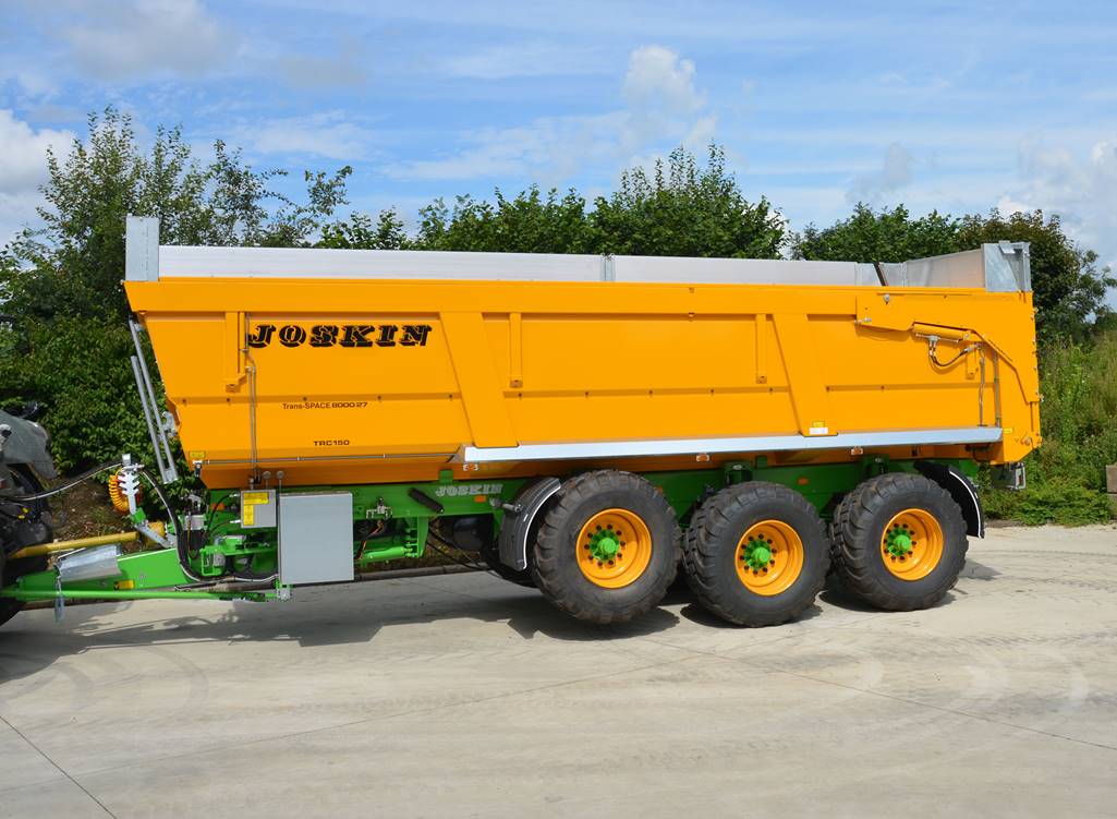 Joskin ma nowe nadstawki sterowane hydraulicznie