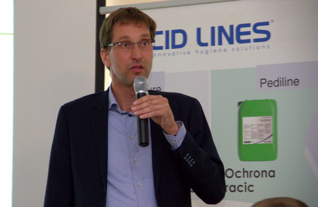 Cid Lines, konferencja, zapalenie wymienia, biegunki, Turzyn