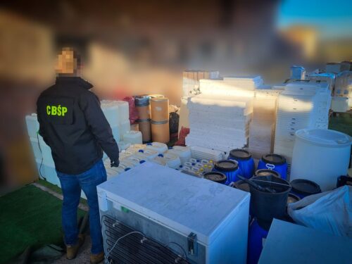 Laboratorium narkotyków w gospodarstwie, powiat opolski, CBŚP, Prokuratuta Krajowa