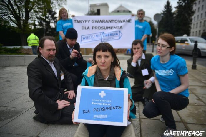 ustawa o oze, taryfy gwarantowane, mikroinstalacje, prosument, ministerstwo energii, greenpeace