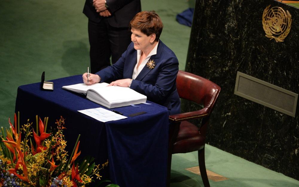 porozumienie klimatyczne, Beata Szydło, ONZ, Nowy Jork, klimat, środowisko, ochrona środowiska