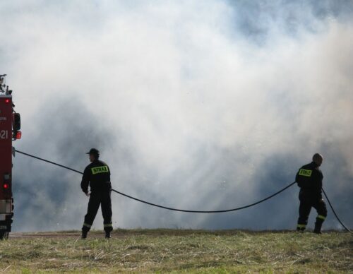 wypalanie traw, powiat przasnyski, mazowsze, arimr