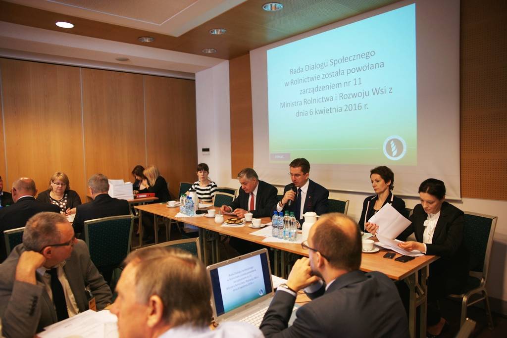 Rada Dialogu Społecznego w Rolnictwie, ministerstwo rolnictwa, Jerzy Wierzbicki, dialog w rolnictwie