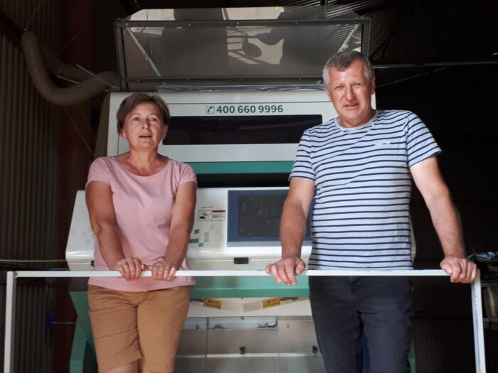 Anna Polak, Mirosław Polak, sortownik optyczny