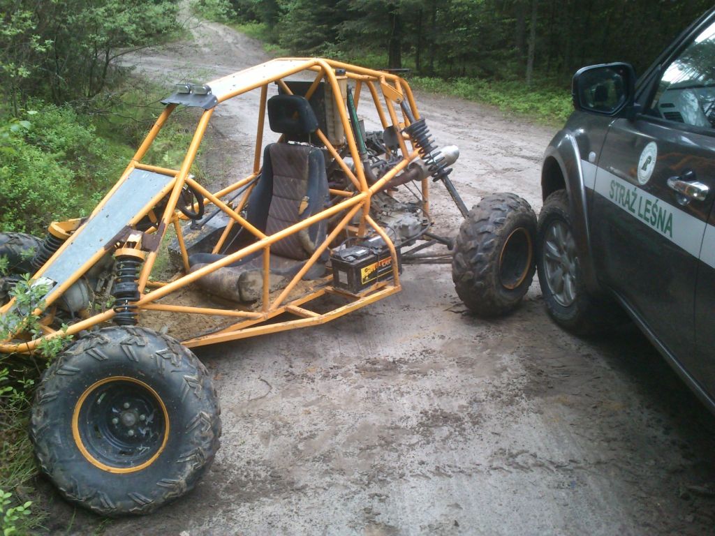 quad, lasy państwowe, powiat ostrołęcki, mazowsze, straty w uprawach