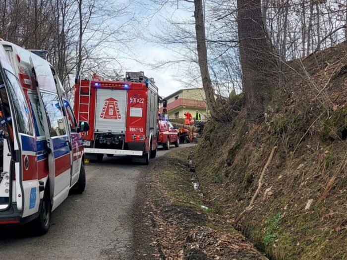 grzechynia, sucha beskidzka, wypadek