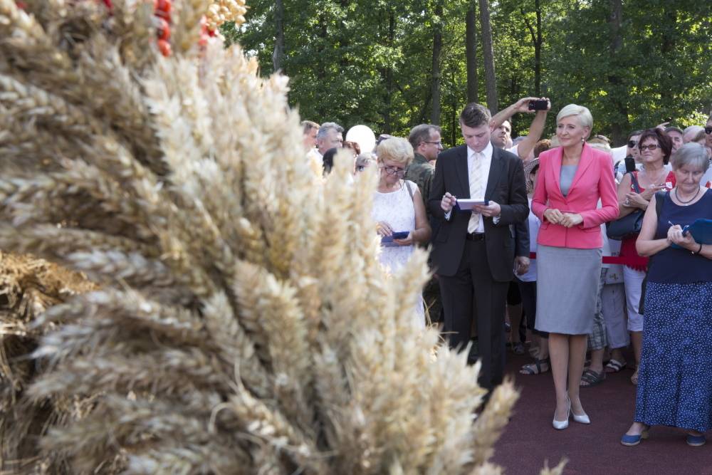 Spała, Dożynki Prezydenckie, żniwa, Agata Kornhauser-Duda, rolnicy