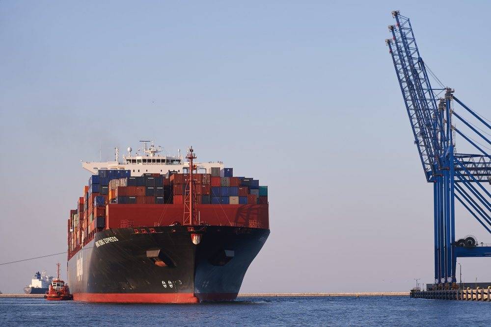 przeładunek zbóż, port w Gdyni, transport morski, budowa nowej obrotnicy
