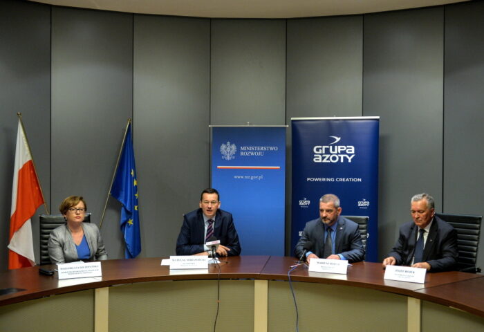 grupa azoty, ministerstwo rozwoju, Mateusz Morawiecki, Mariusz Bober