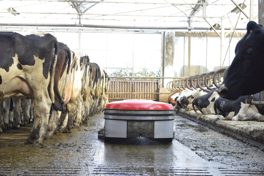 lely, Lely Discovery 120 Collector, odchody, obora