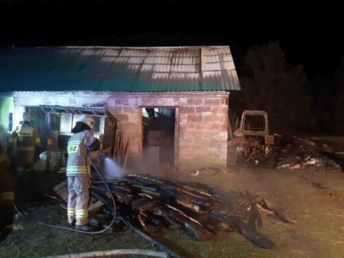 pożary w gospodarstwach, Babsk, powiat włodawski, Waśki, powiat hajnowski