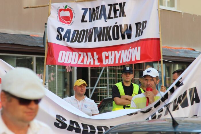 jabłka, ceny jabłek, sadownictwo, sadownicy, protest sadowników, Warszawa, MRiRW