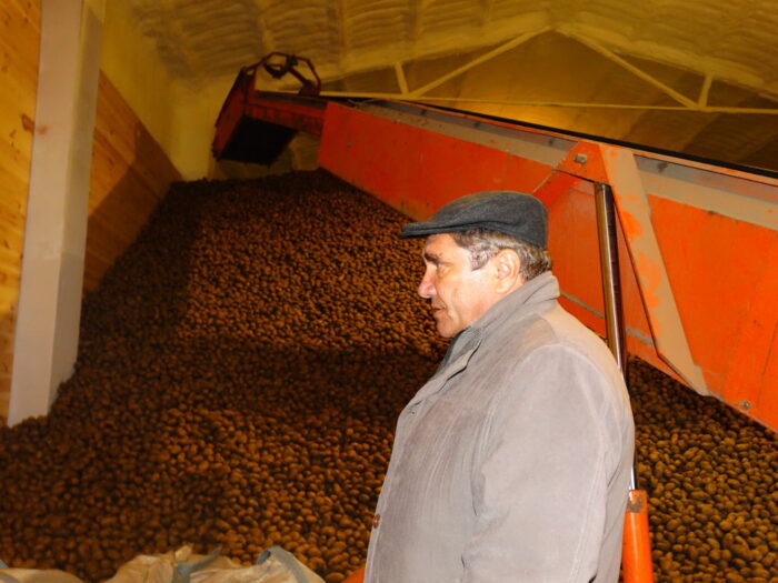 Edward Pawlik, przechowalnia, ziemniaki, RZD Żelazna